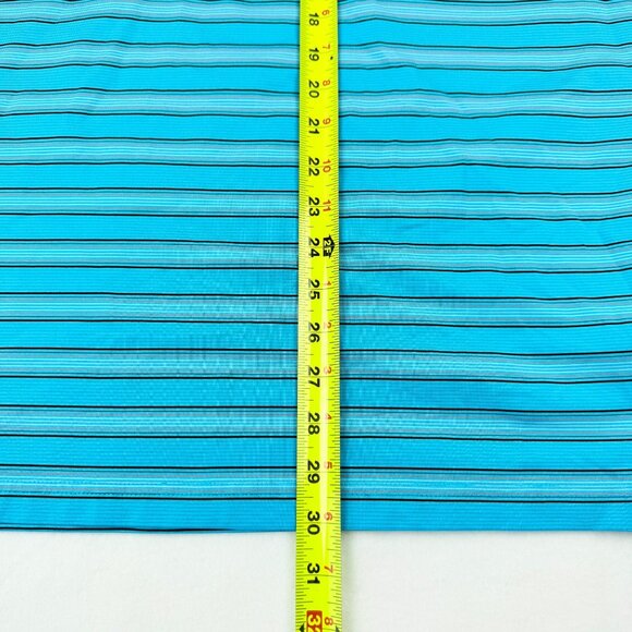 Kirkland Signature Men's Performance Striped Blue Polo Shirt Size XXL NWOT - Picture 10 of 10